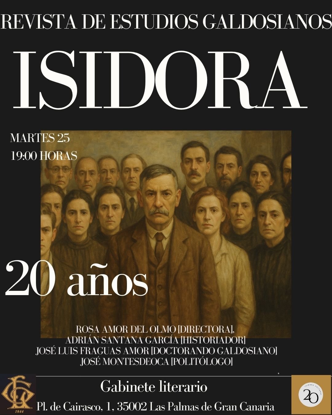 Isidora cumple 20 años ¡hoy!