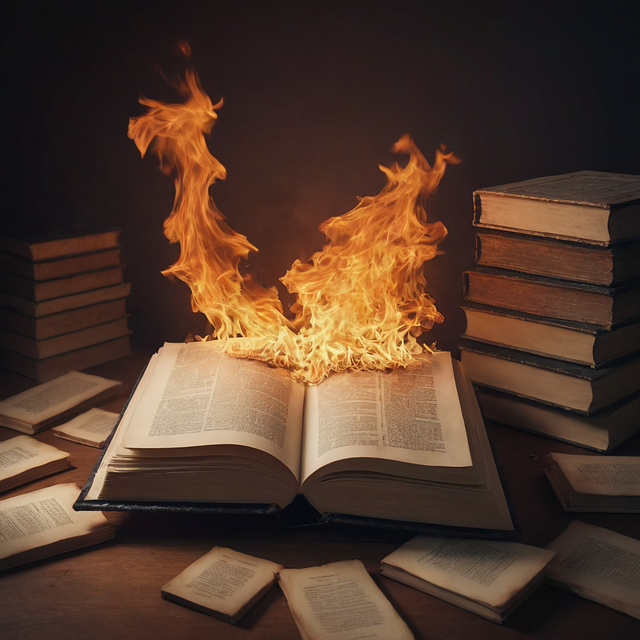 Cuando se quemaban libros en la posguerra