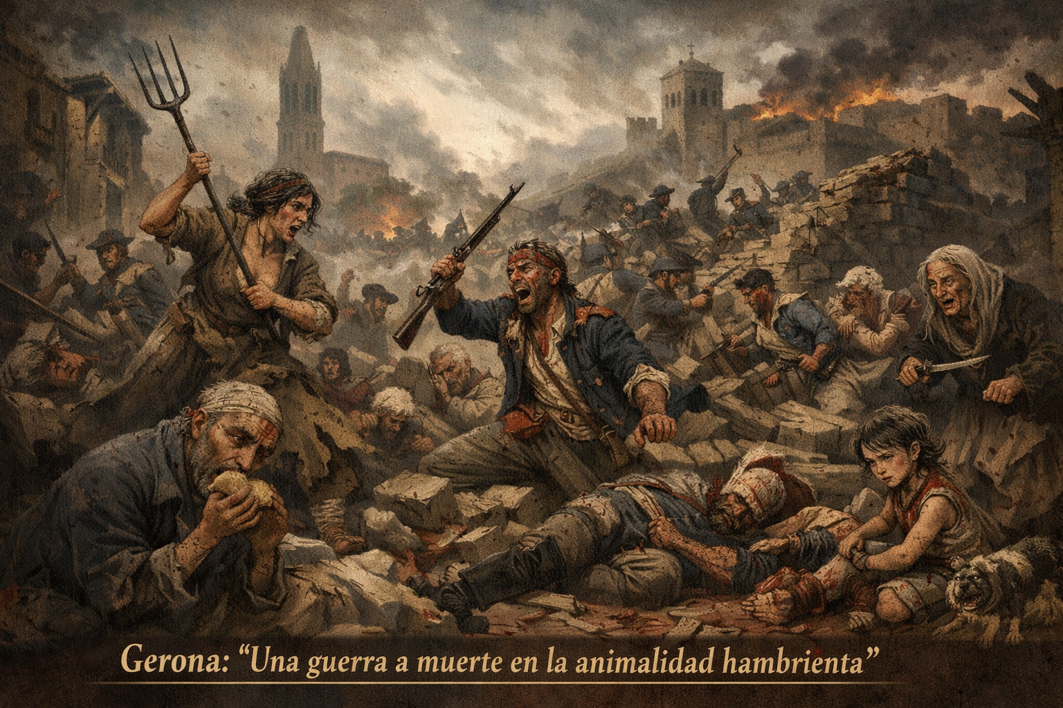 [i]Gerona: ‘una guerra a muerte en la animalidad hambrienta’