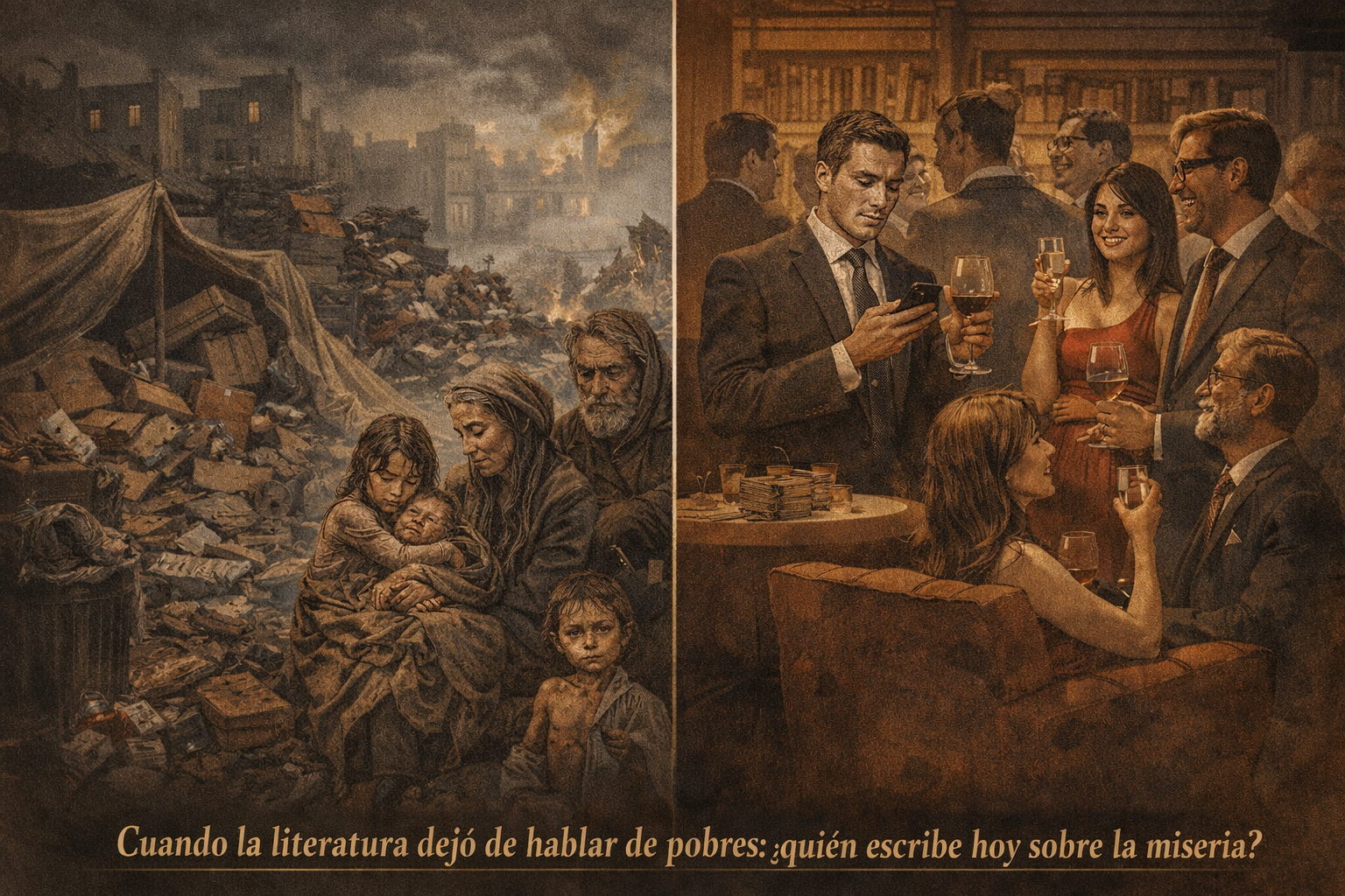 Cuando la literatura dejó de hablar de pobres: ¿quién escribe hoy sobre la miseria?
