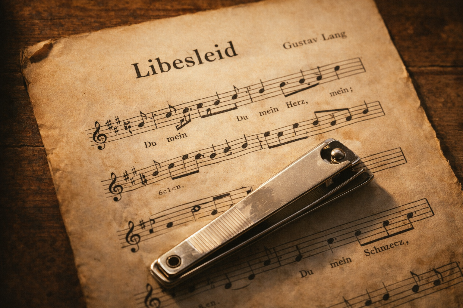 Liebesleid et le coupe-ongles