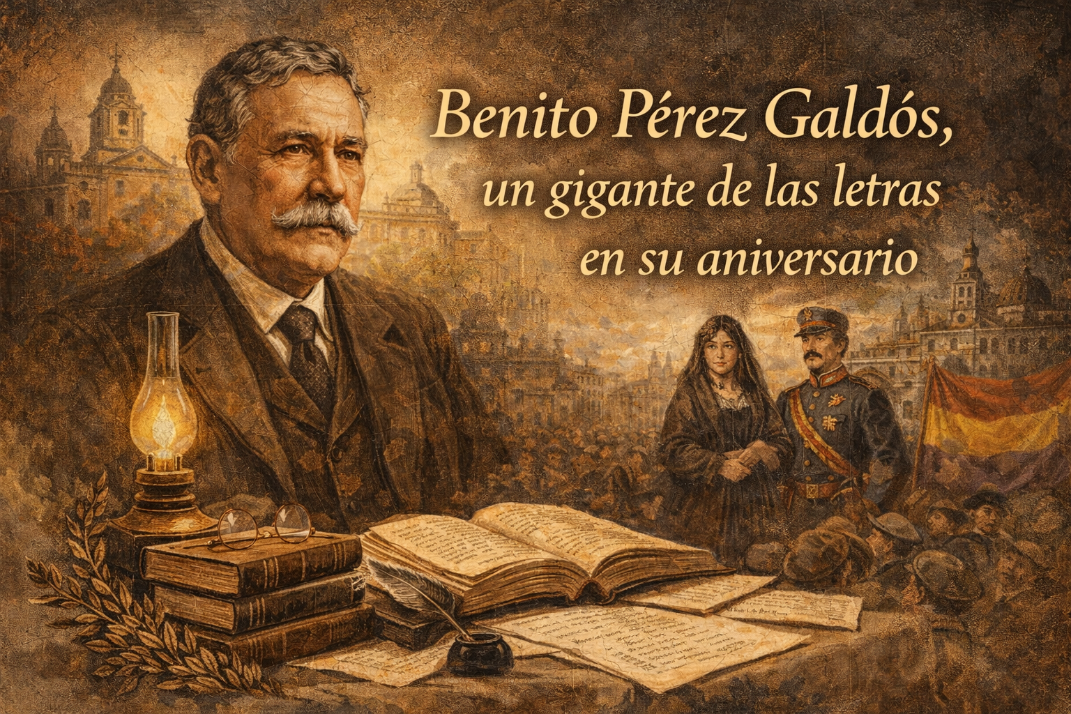 Benito Pérez Galdós, un gigante de las letras en su aniversario