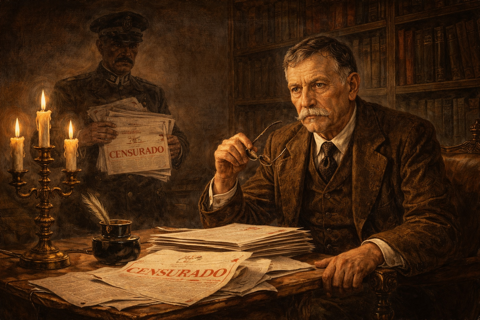 Las luces del Ocaso: Pérez Galdós censurado en 1918