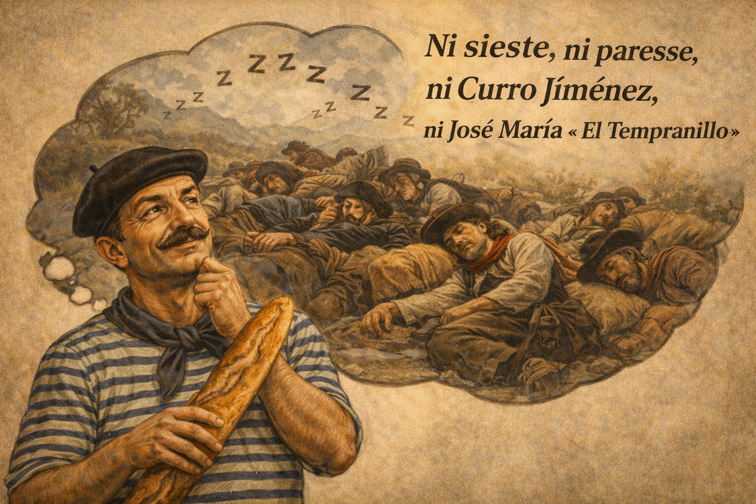 Ni sieste, ni paresse, ni Curro Jiménez, ni José María « El Tempranillo»
