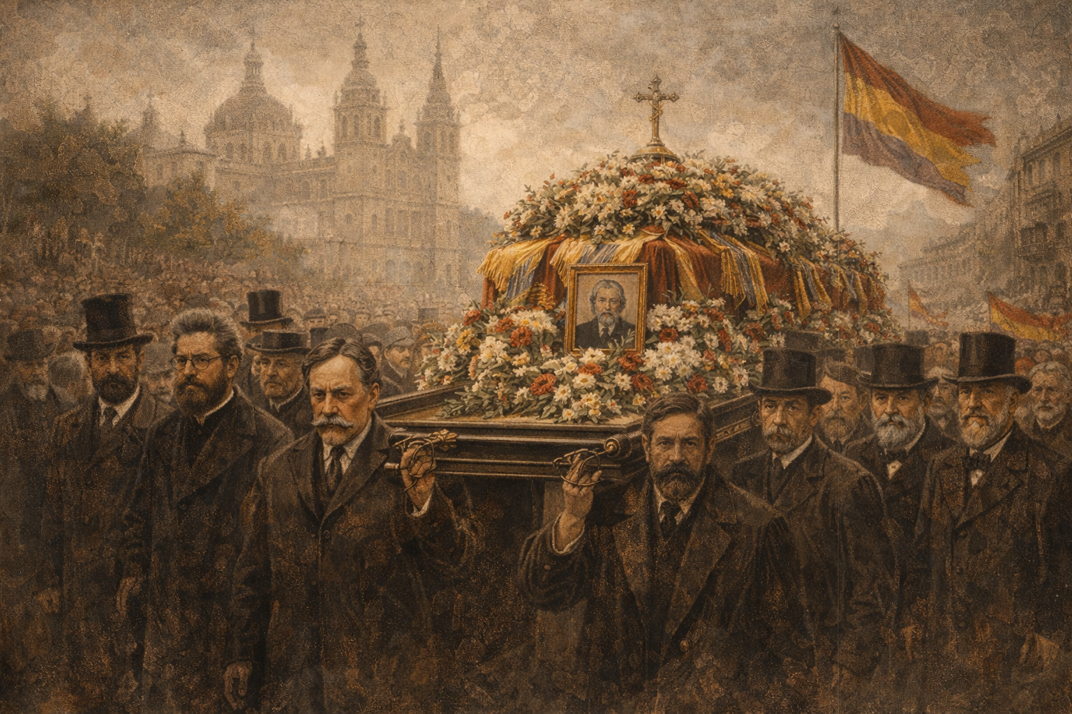 La muerte de Benito Pérez Galdós en enero de 1920