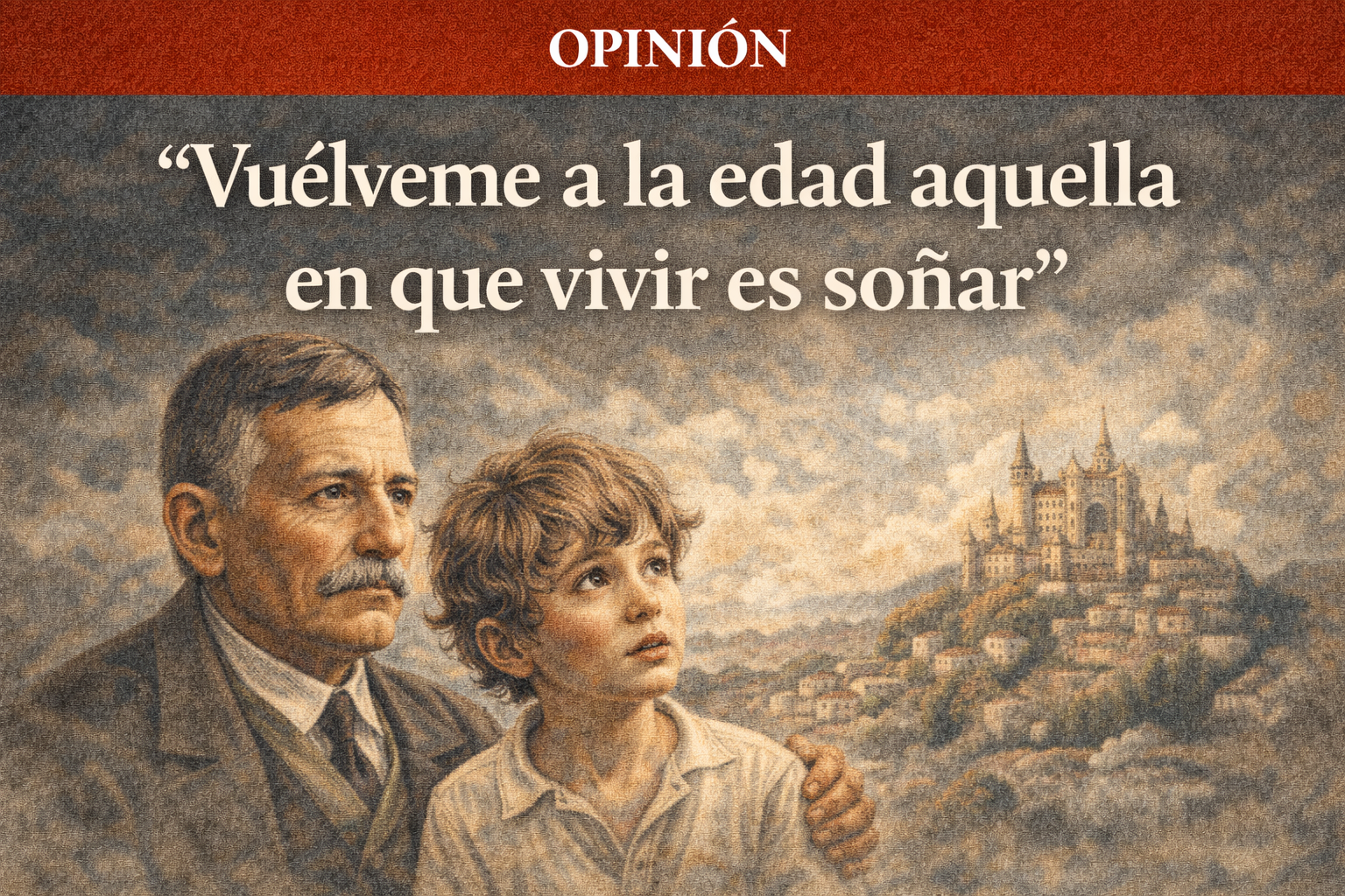 Vuélveme a la edad aquella en que vivir es soñar