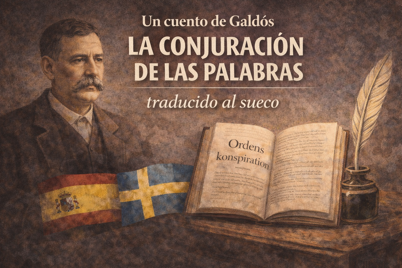 ‘La conjuración de las palabras’ en sueco ORDETSSAMMANSVÄRJNING AVDÓS