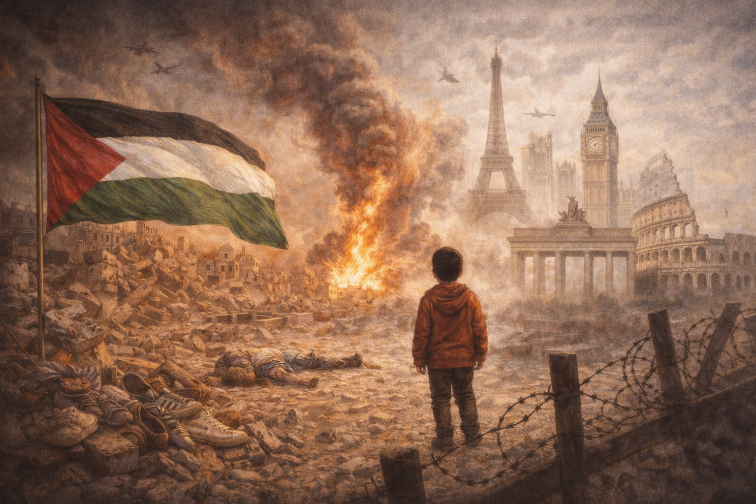 Sobre la cuestión de Gaza y la “provincialización de Europa”