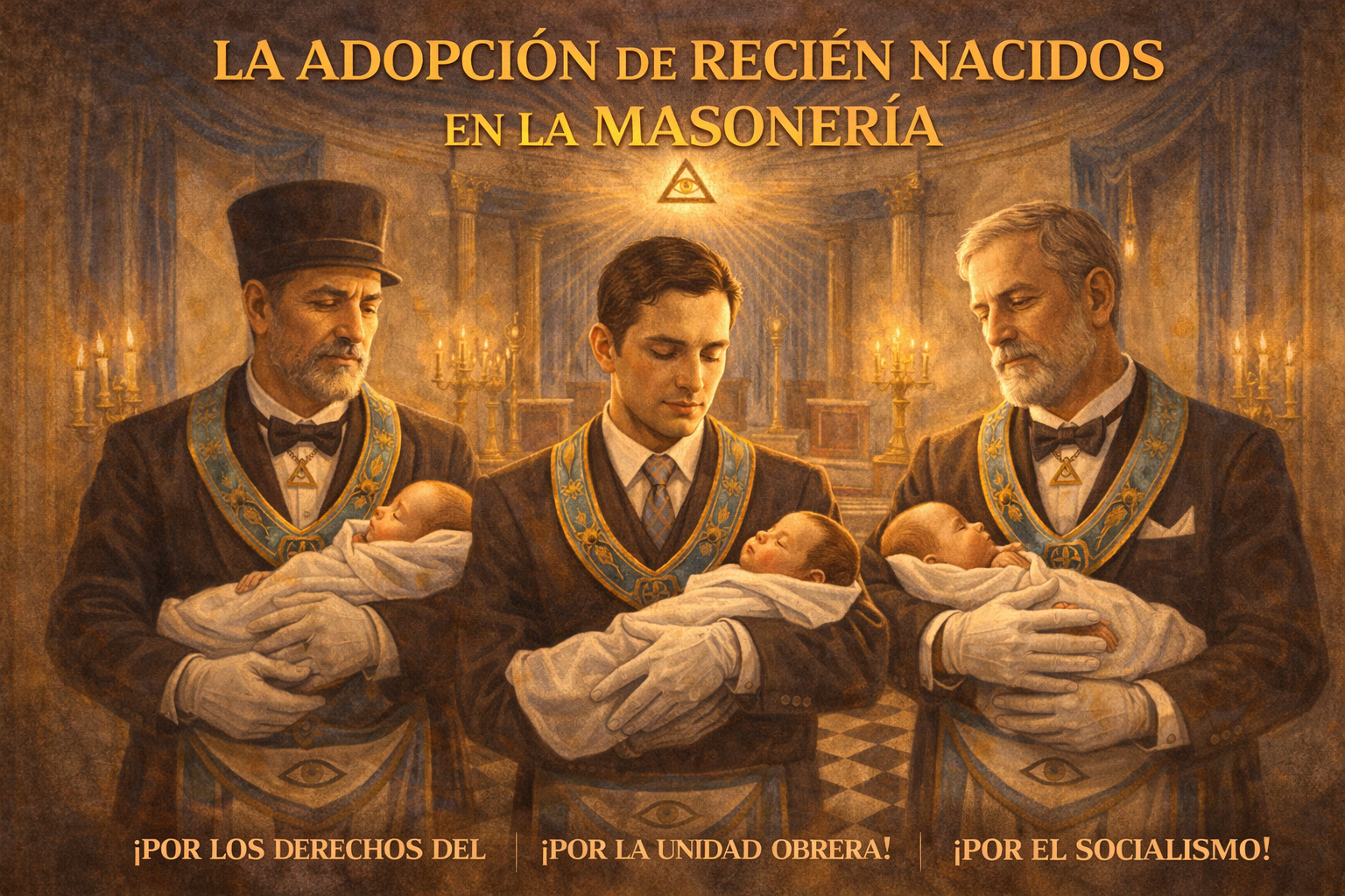La adopción de recién nacidos en la masonería