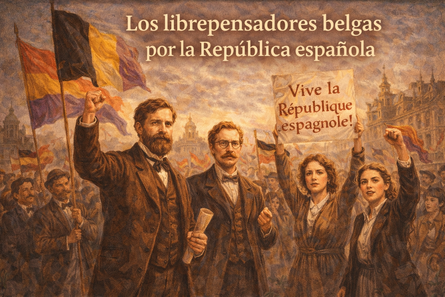 Los librepensadores belgas por la República española
