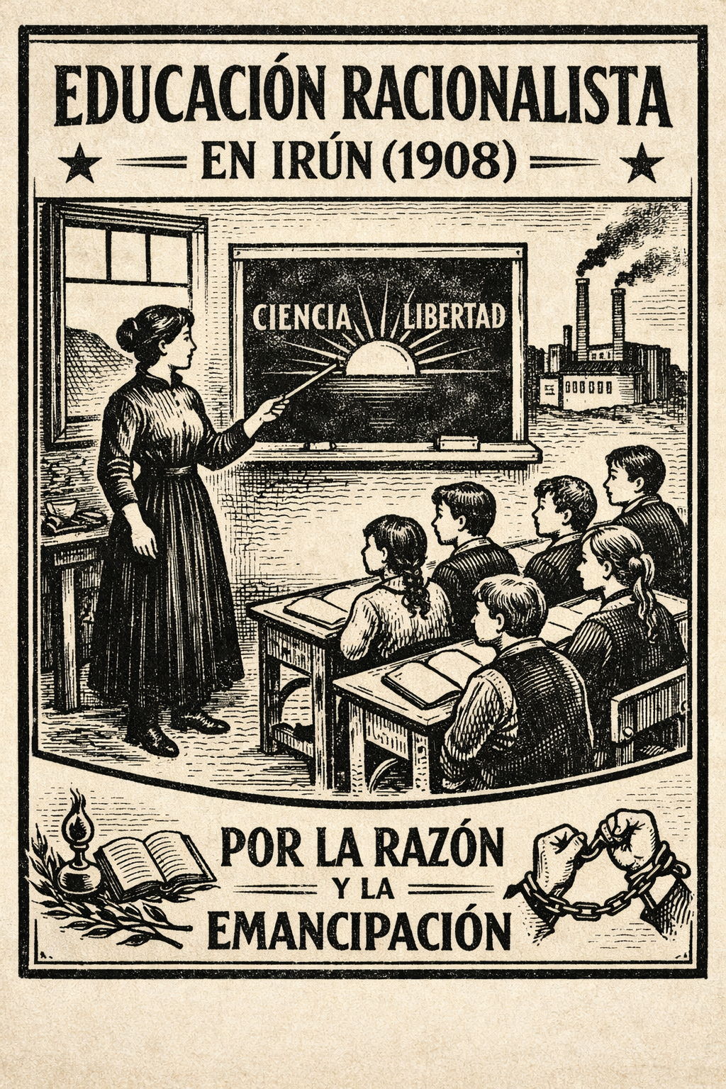 Educación racionalista en Irún (1908)