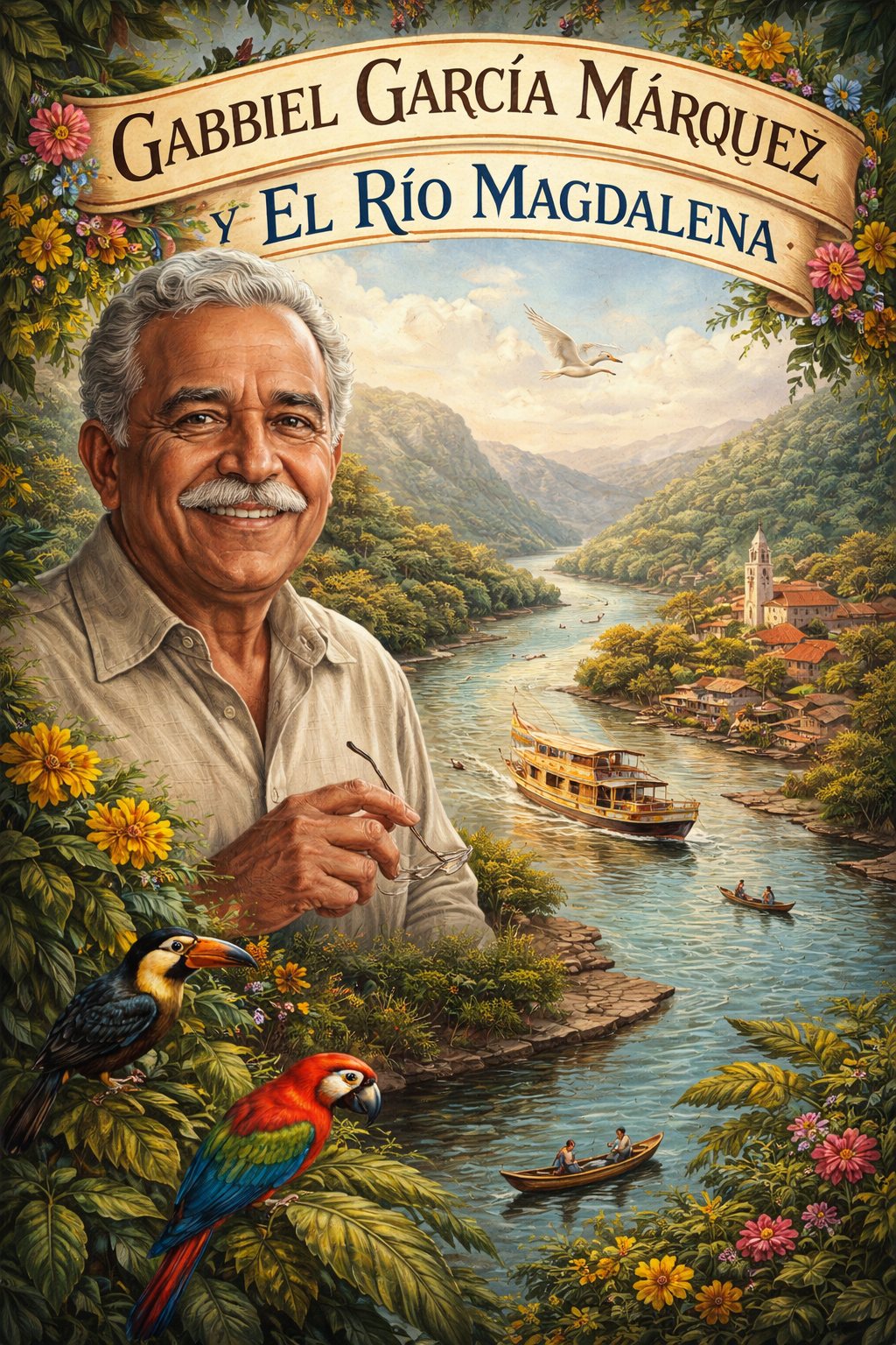 Gabriel García Márquez y el Río Magdalena