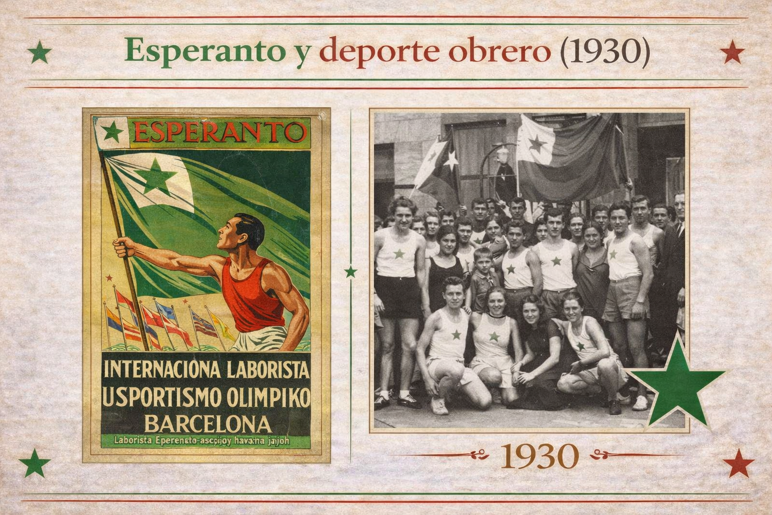 Esperanto y deporte obrero (1930)