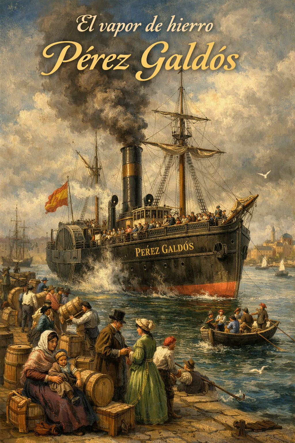 El vapor de hierro Pérez Galdós
