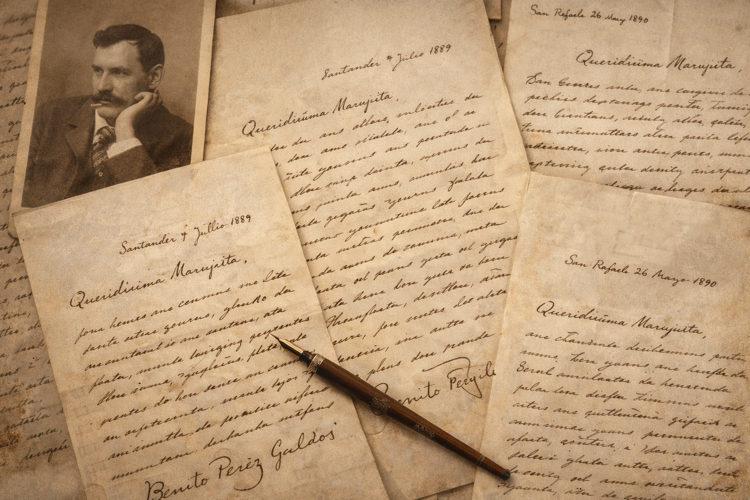 Cartas de Galdós a su hija María Pérez Galdós Cobián