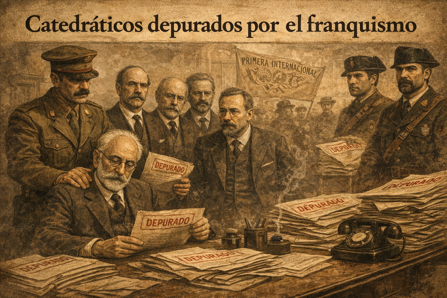 Catedráticos depurados por el franquismo