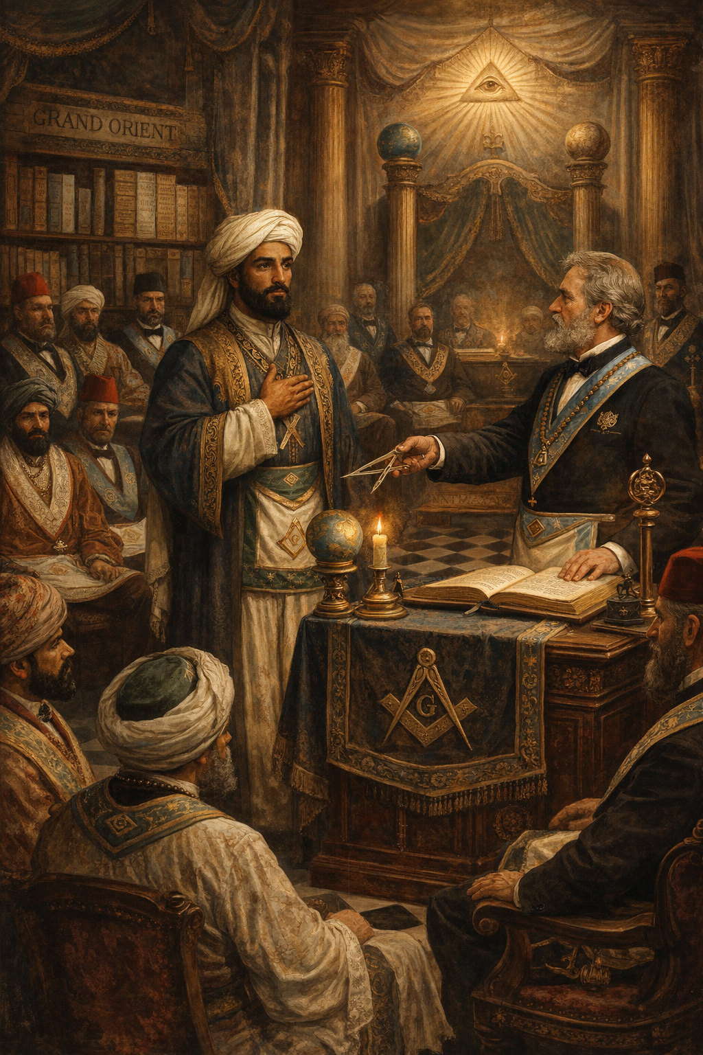 Sur l’admission des musulmans dans la franc-maçonnerie au XIXe siècle