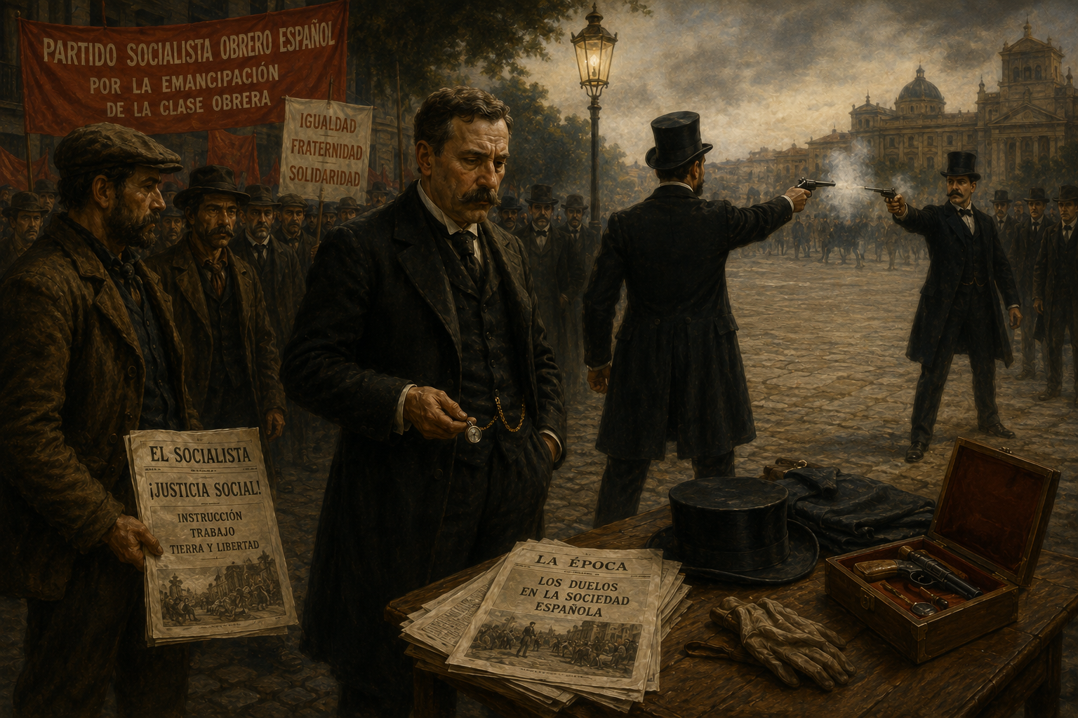 Los socialistas y los duelos
