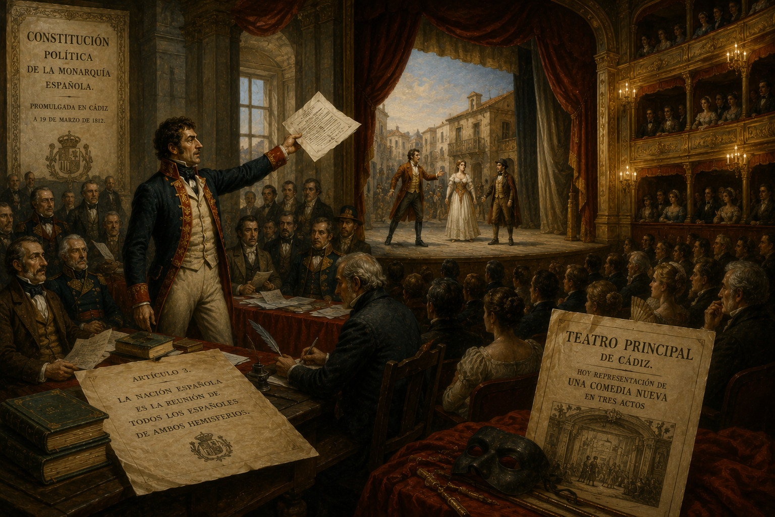 La Constitución de 1812 y el teatro