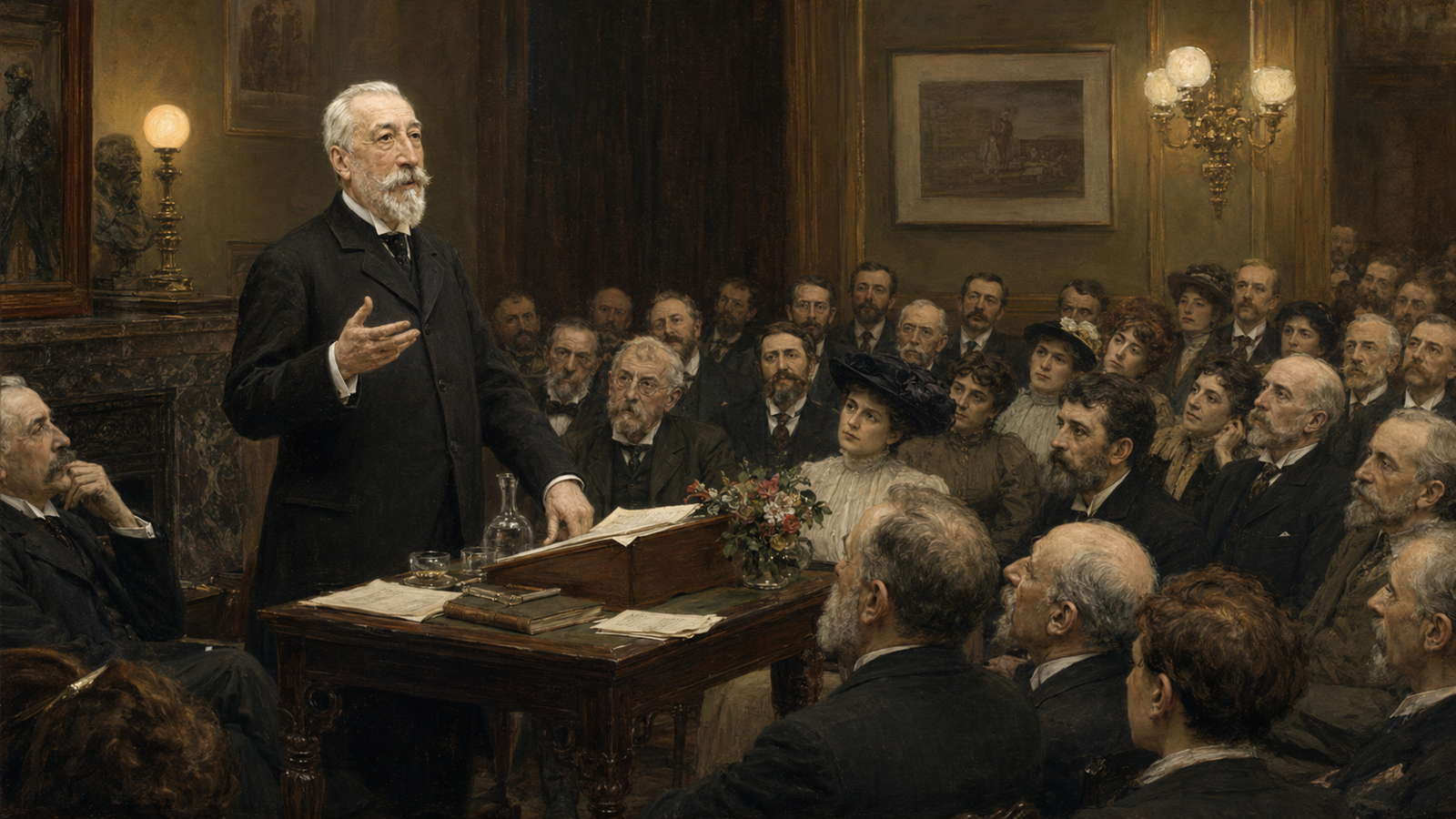 Anatole France ante los fabianos en 1913
