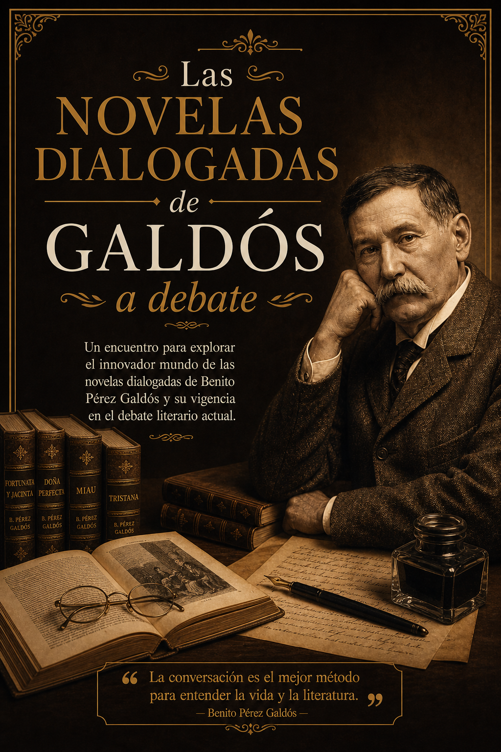 Las novelas dialogadas de Galdós  a debate