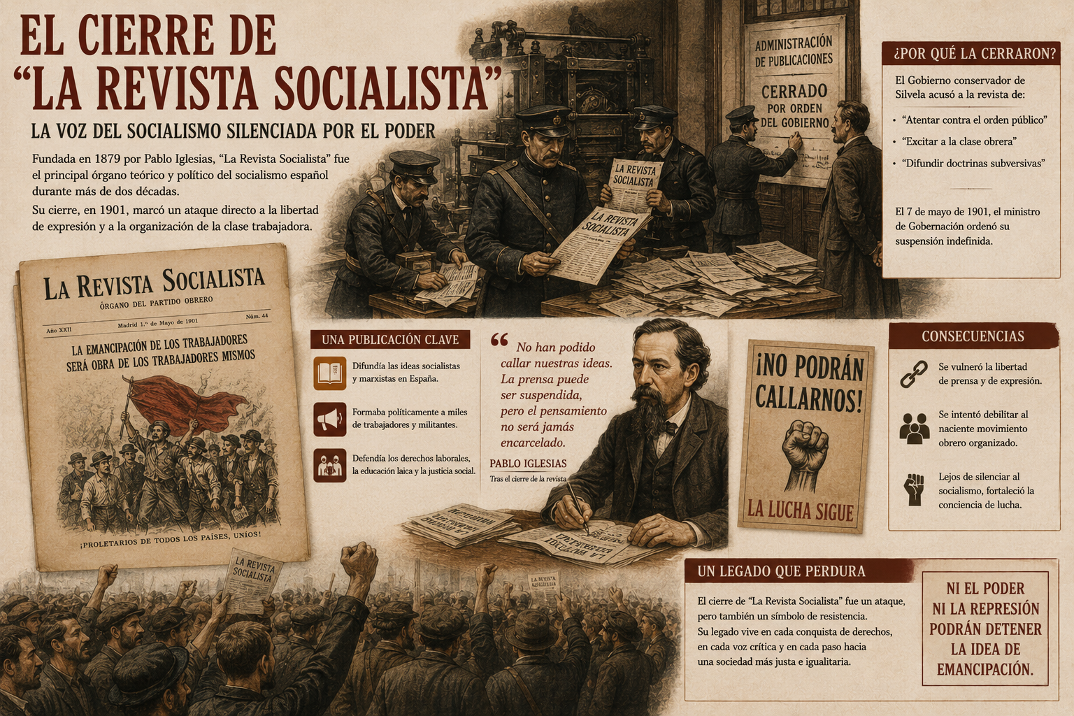 El cierre de “La Revista Socialista”