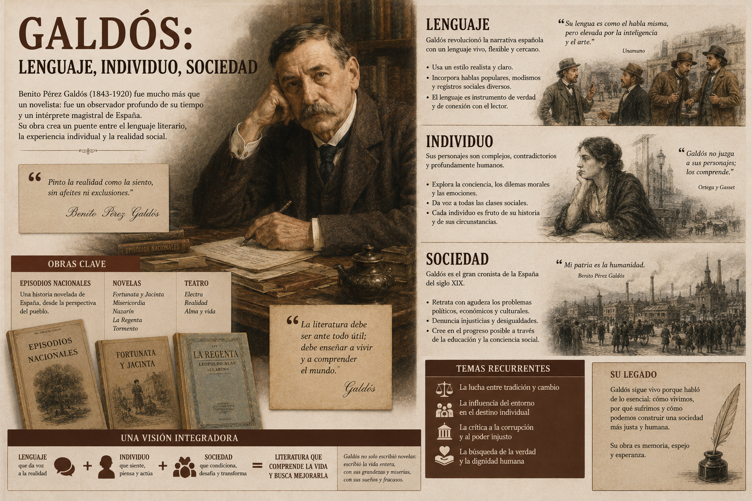 Galdós: lenguaje, individuo, sociedad
