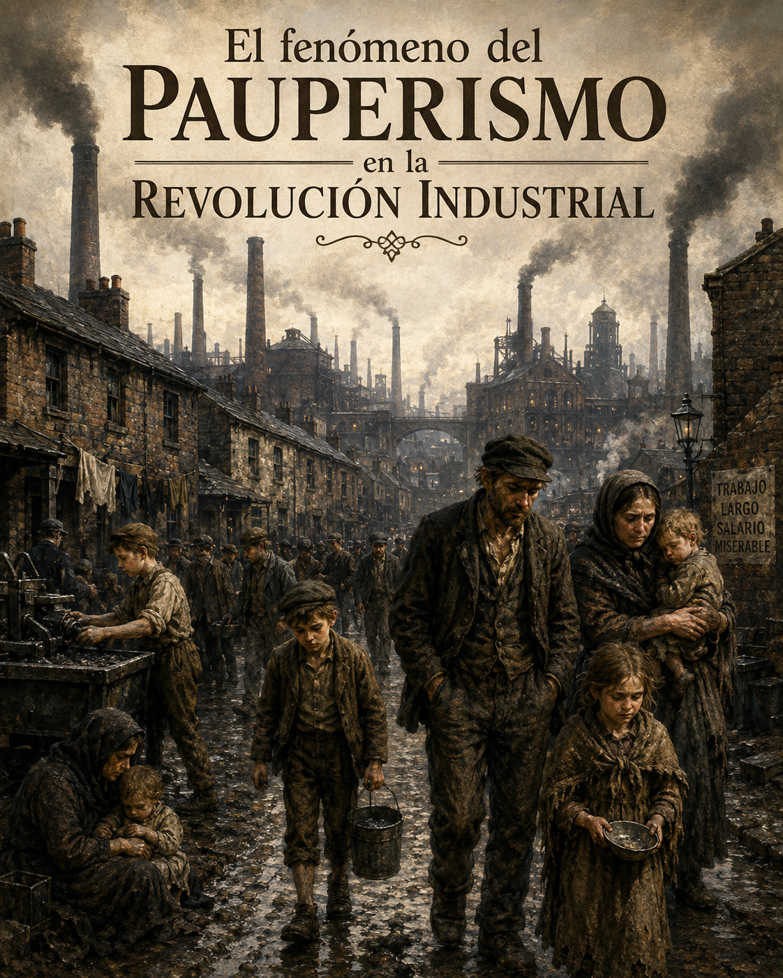 El fenómeno del pauperismo en la Revolución Industrial