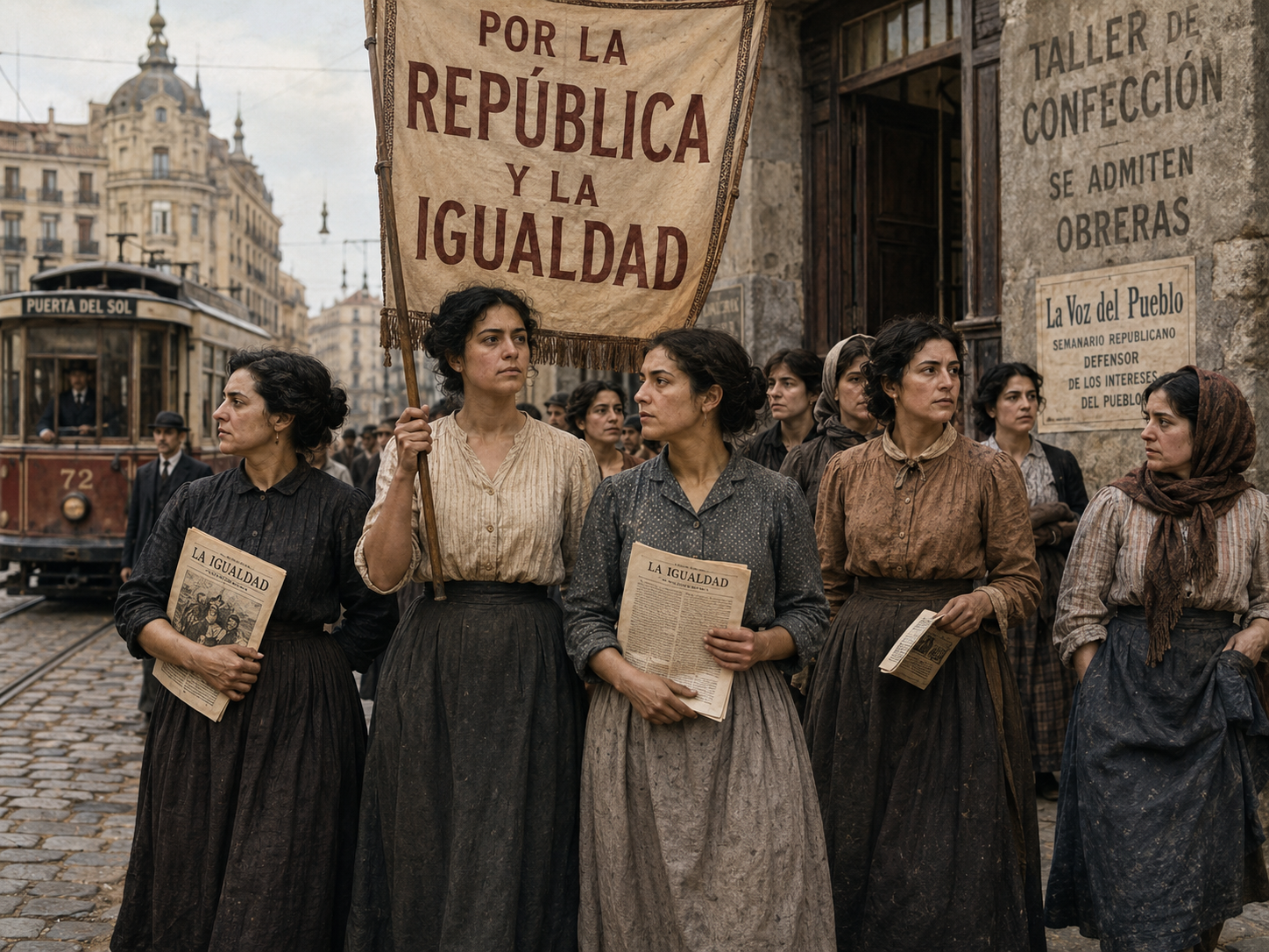 Las obreras republicanas de Madrid en 1905