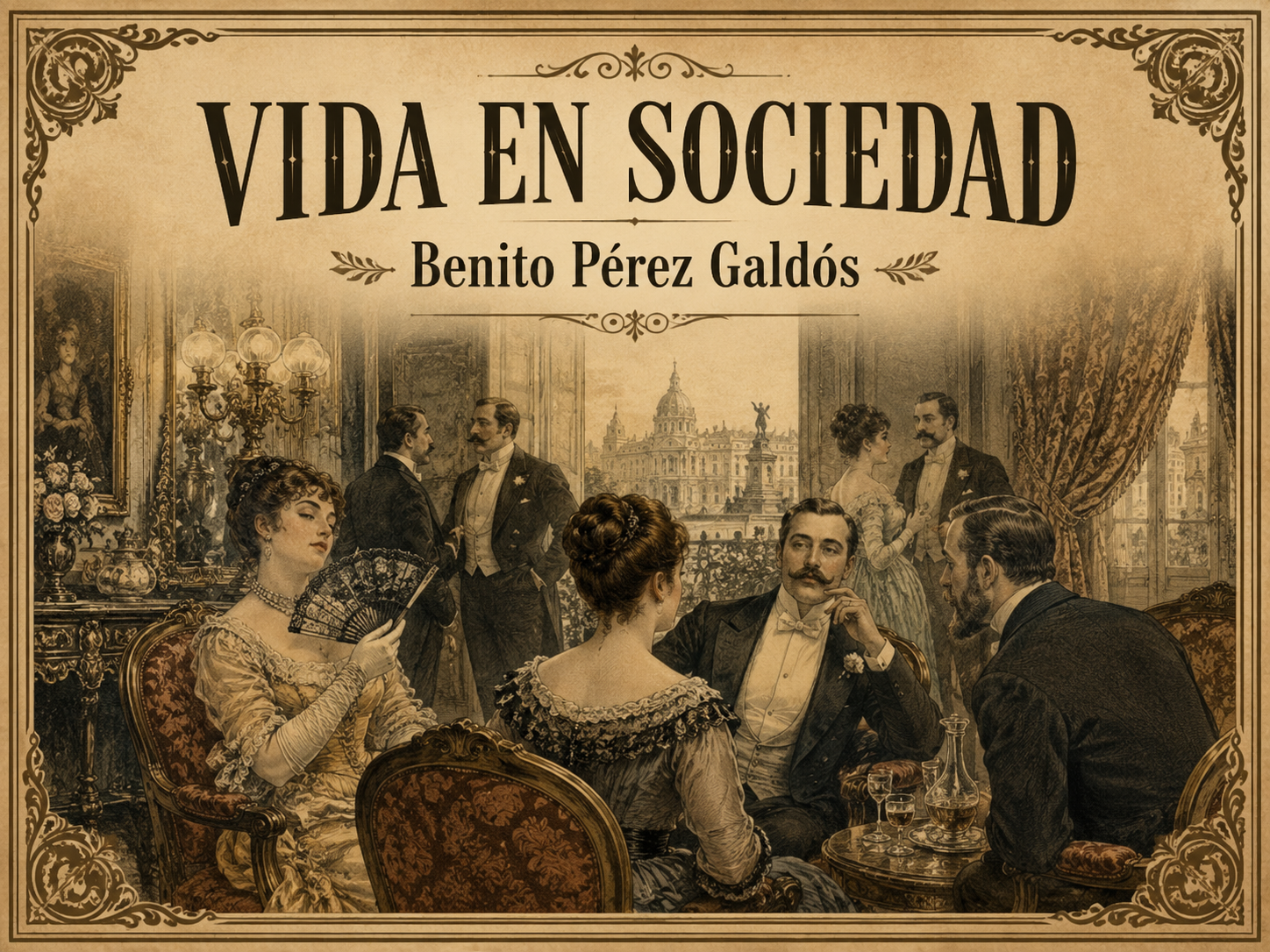 Vida de sociedad, por Benito Perez Galdós