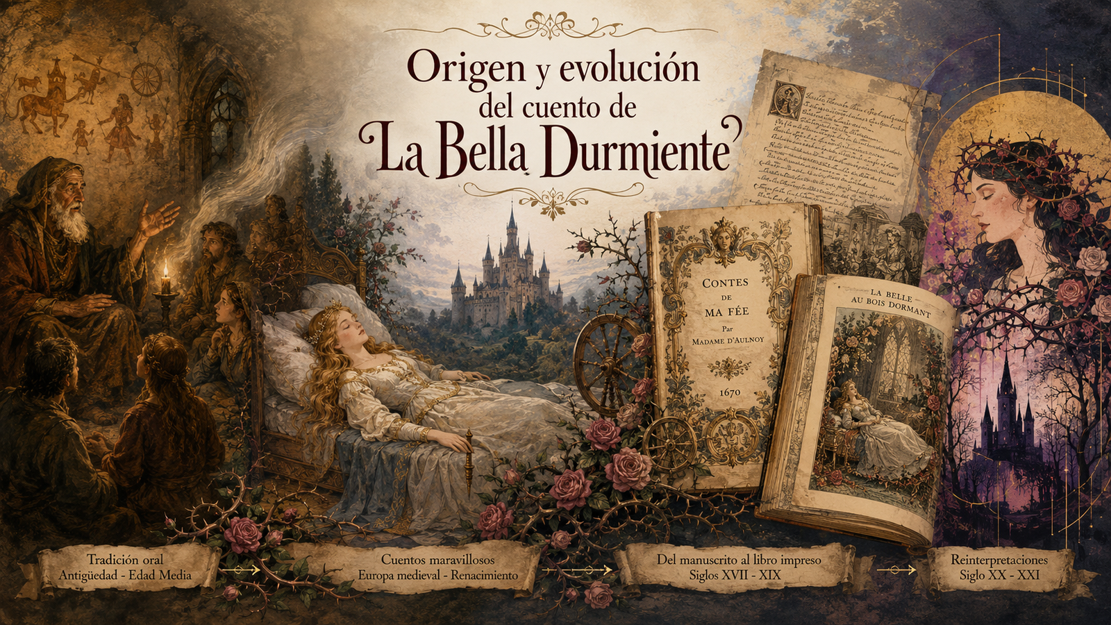 Origen y evolución del cuento de ‘La Bella Durmiente’