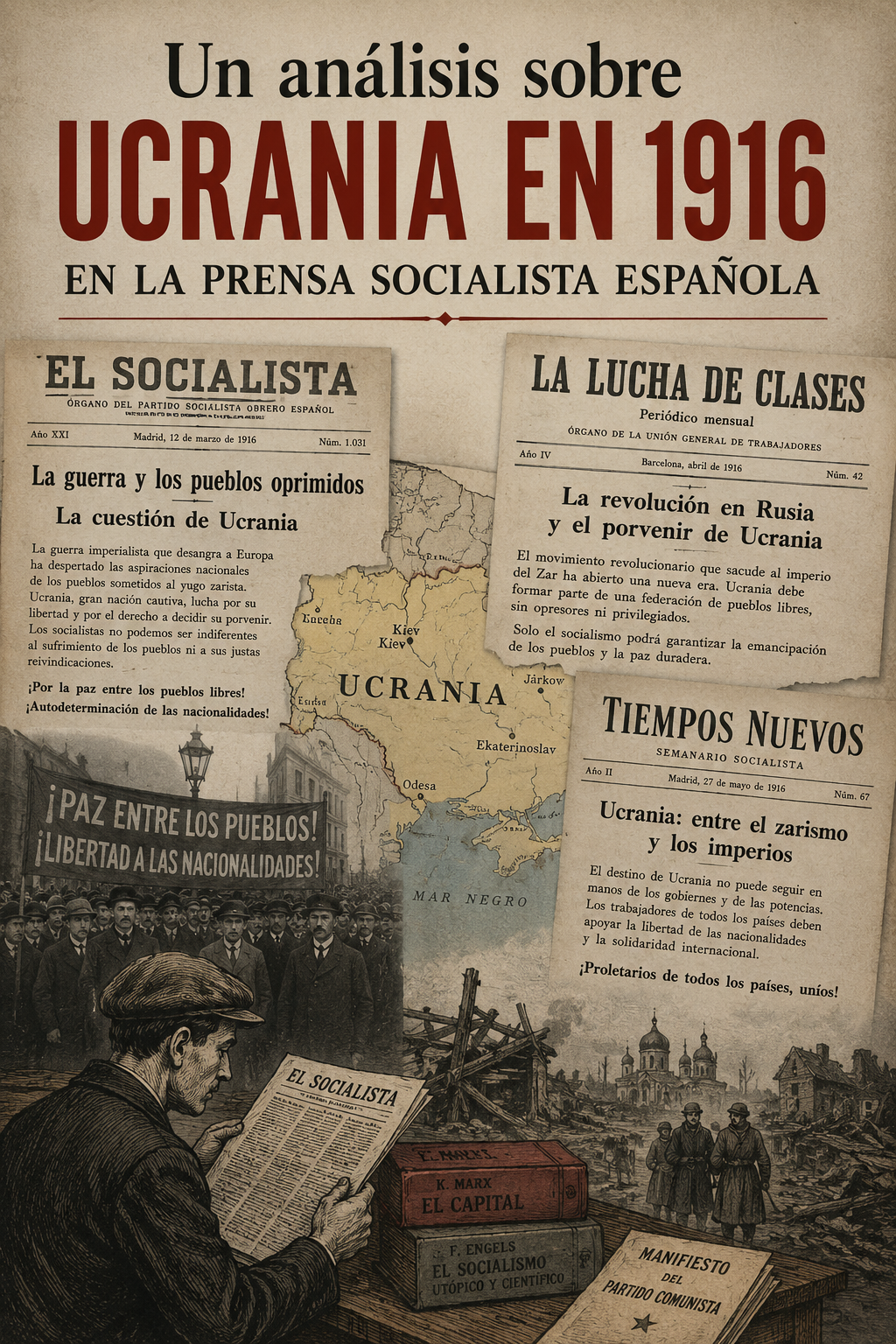 Un análisis sobre Ucrania en 1916 en la prensa socialista española