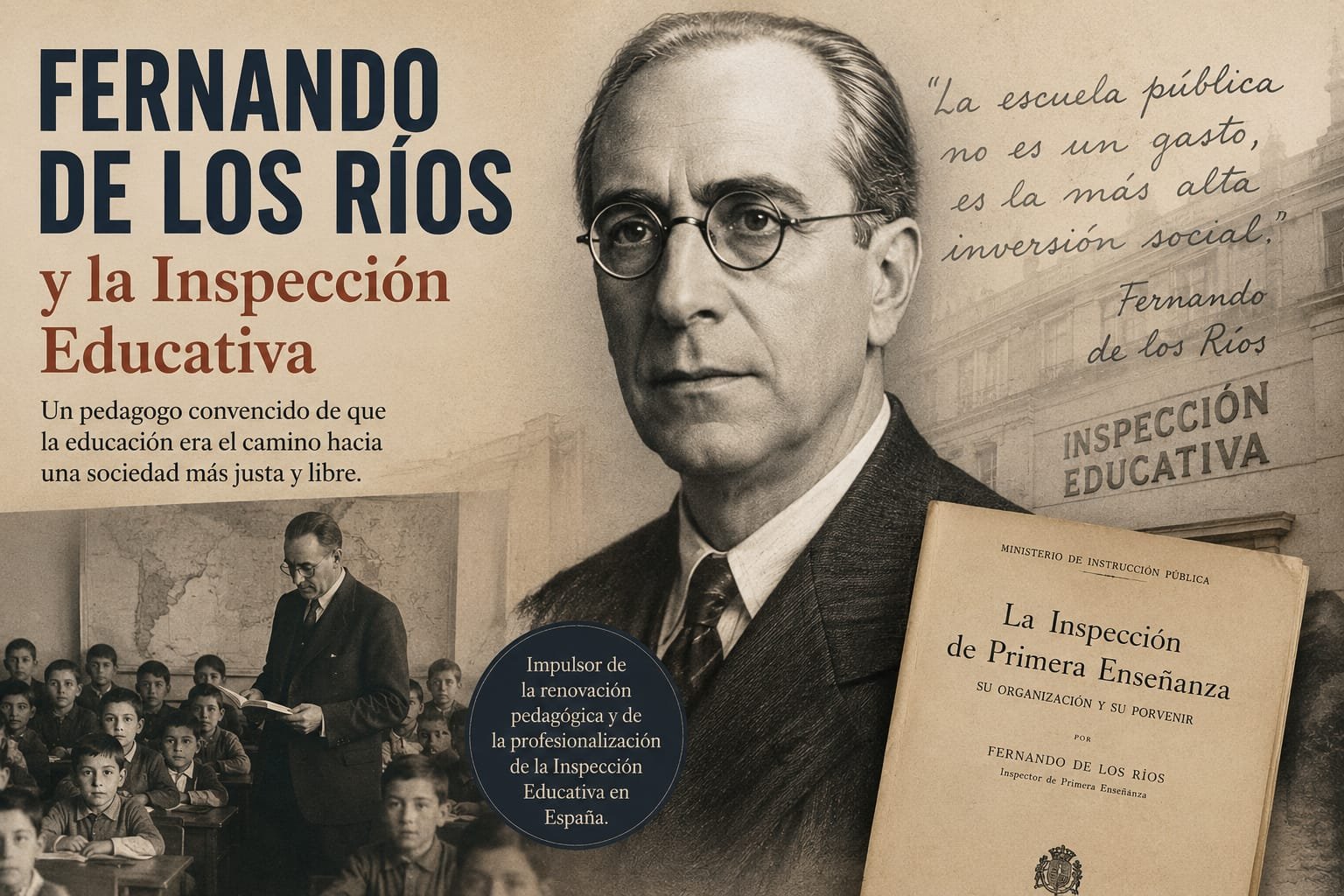 Fernando de los Ríos i la inspecció educativa