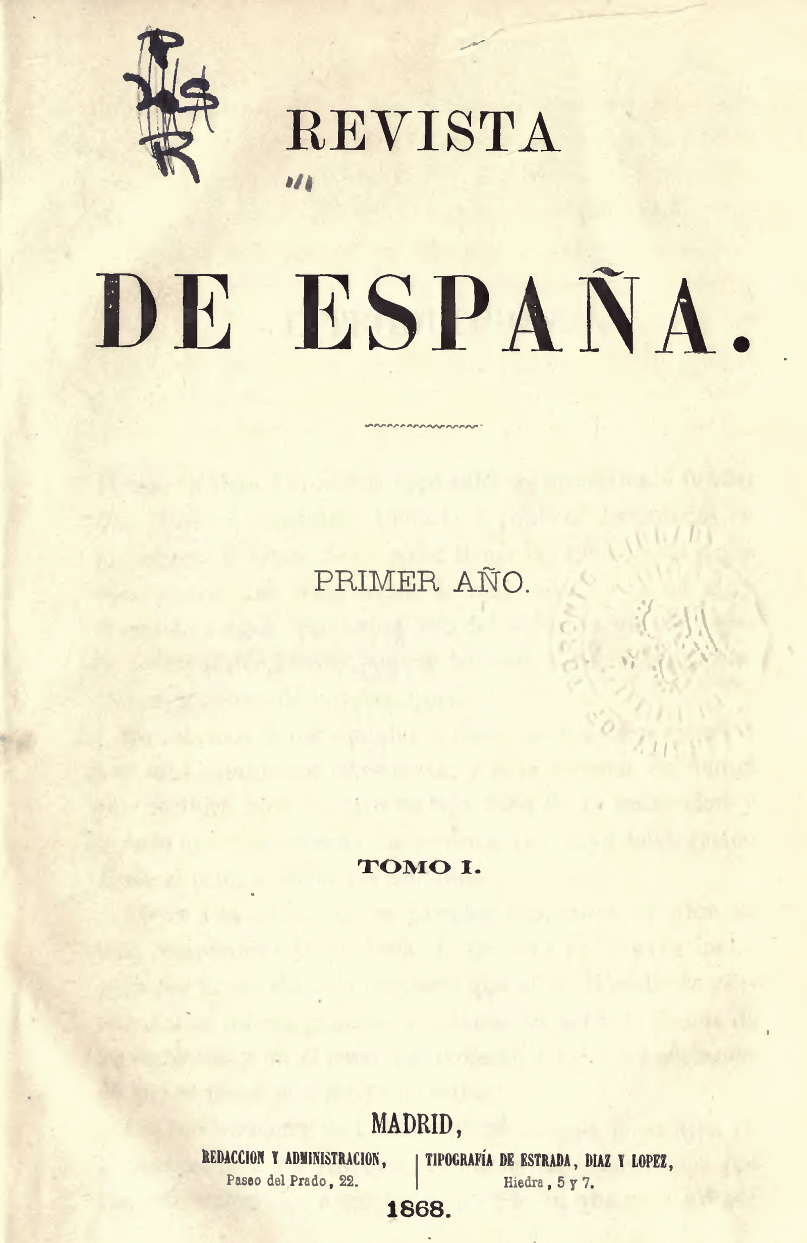 La revista “España”