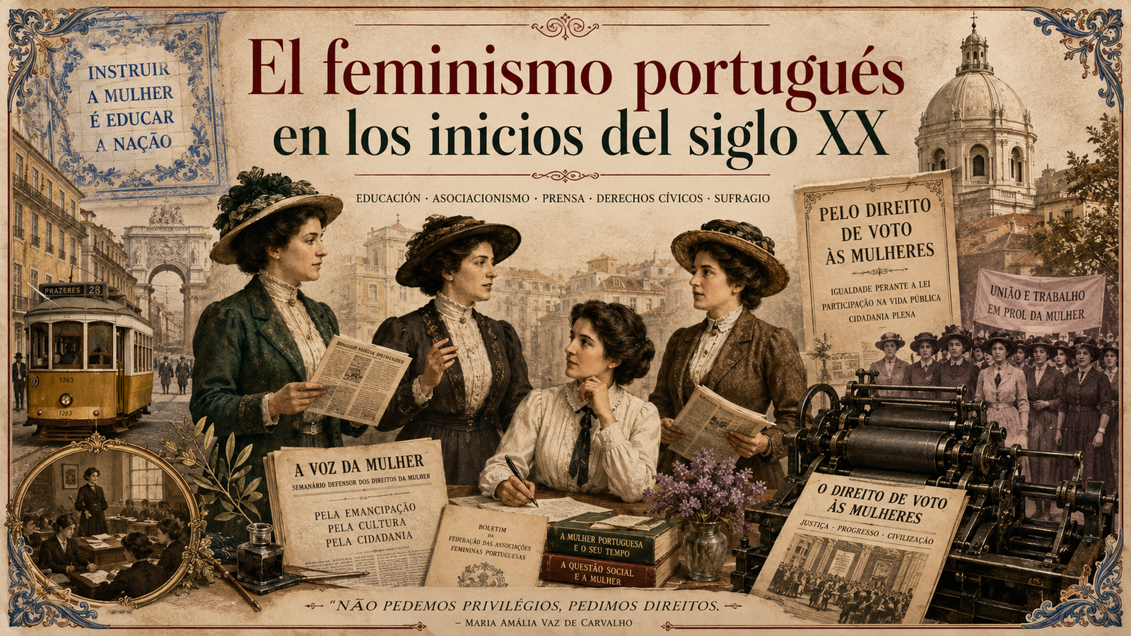 El feminismo portugués en los inicios del siglo XX