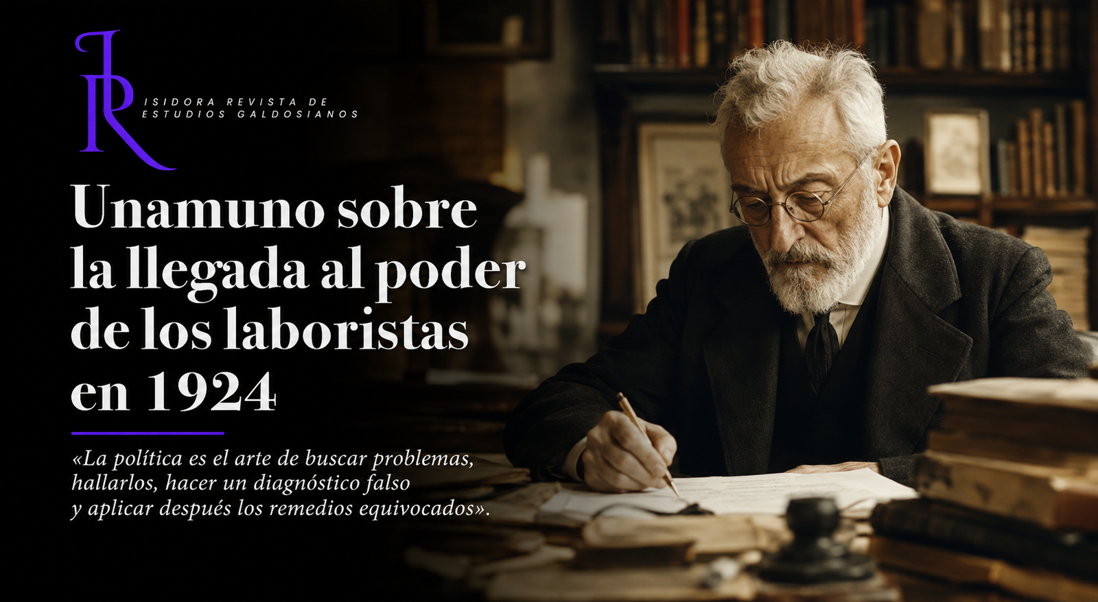 Unamuno sobre la llegada al poder de los laboristas en 1924