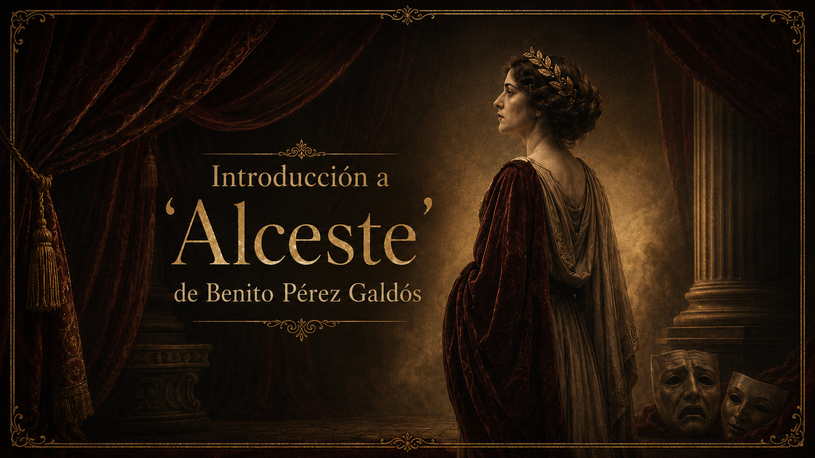 Introducción a Alceste de Benito Pérez Galdós
