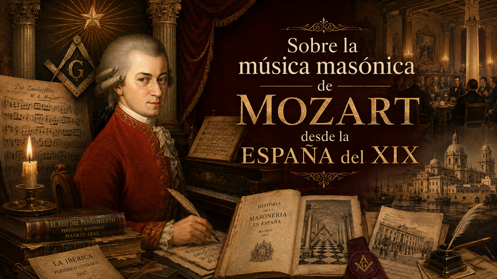 Sobre la música masónica de Mozart desde la España del XIX