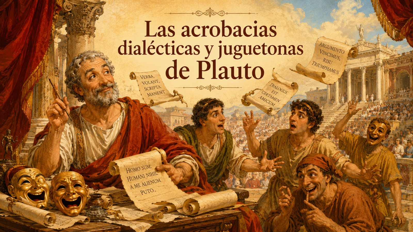 Las acrobacias dialécticas y juguetonas de Plauto