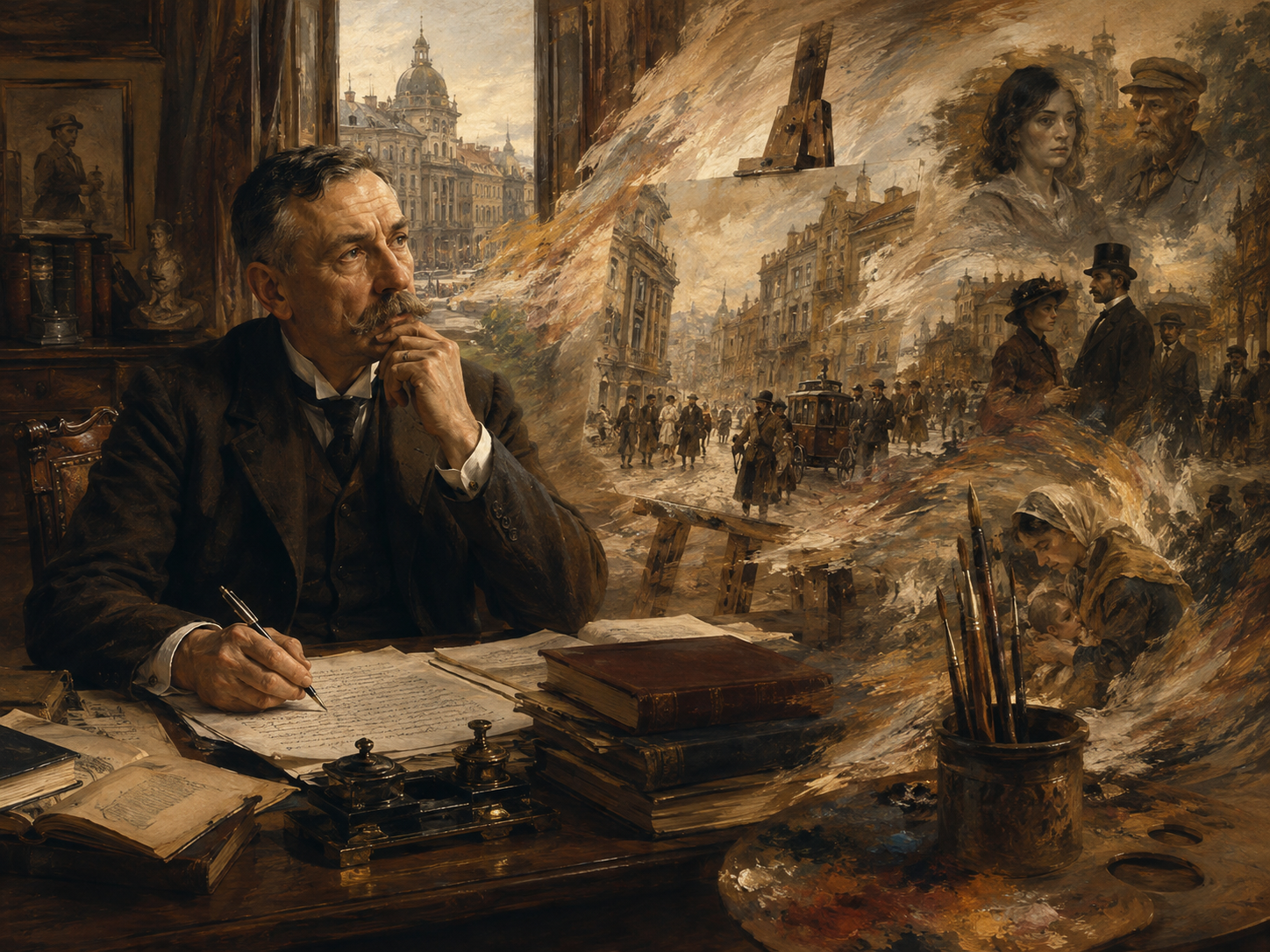 Entre pinceladas y palabras: Galdós, el arte de la pintura y el retrato de la realidad en la literatura