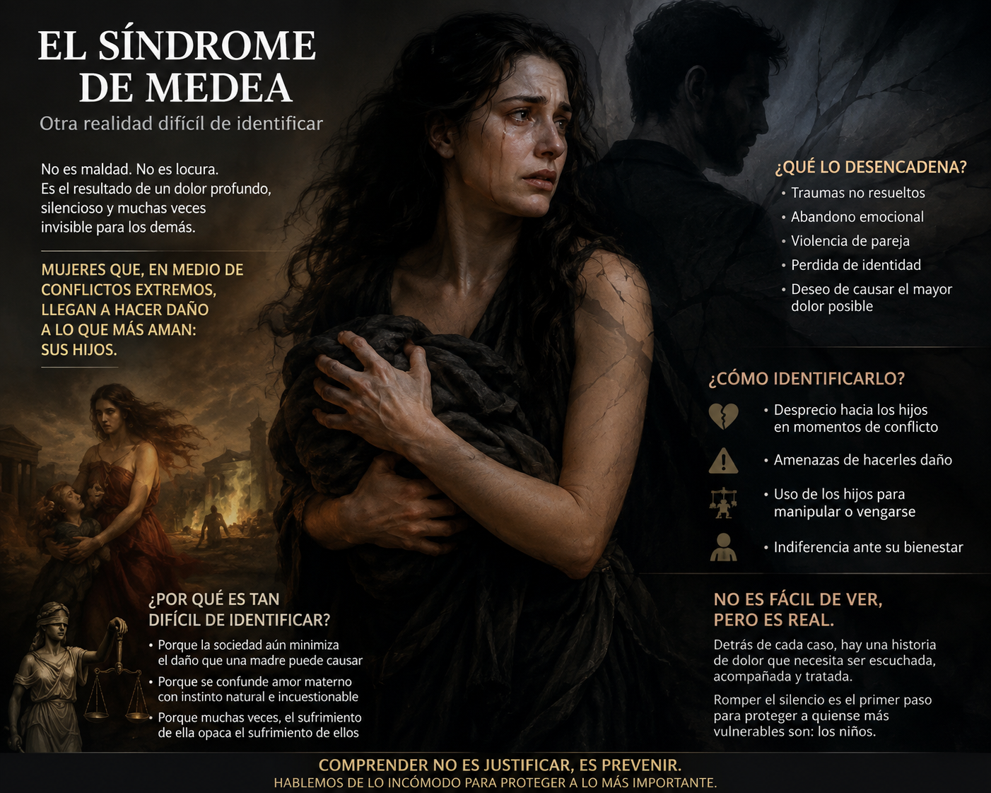 El síndrome de Medea, otra realidad difícil de identificar