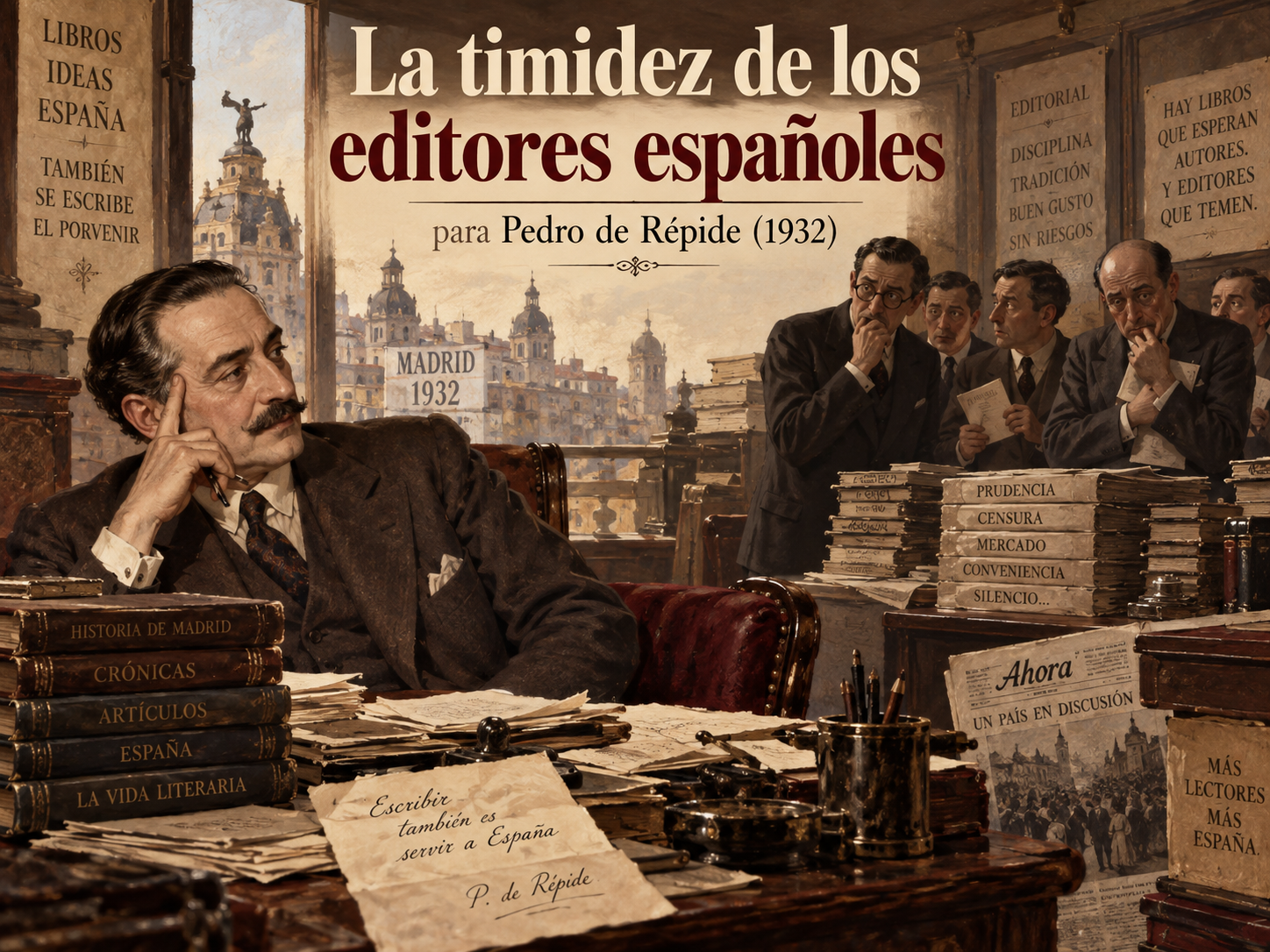 La timidez de los editores españoles para Pedro de Répide (1932)