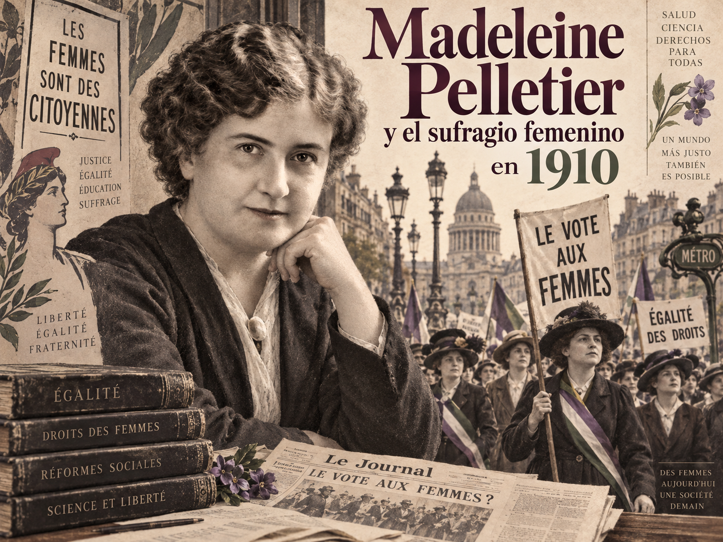 Madeleine Pelletier y el sufragio femenino en 1910