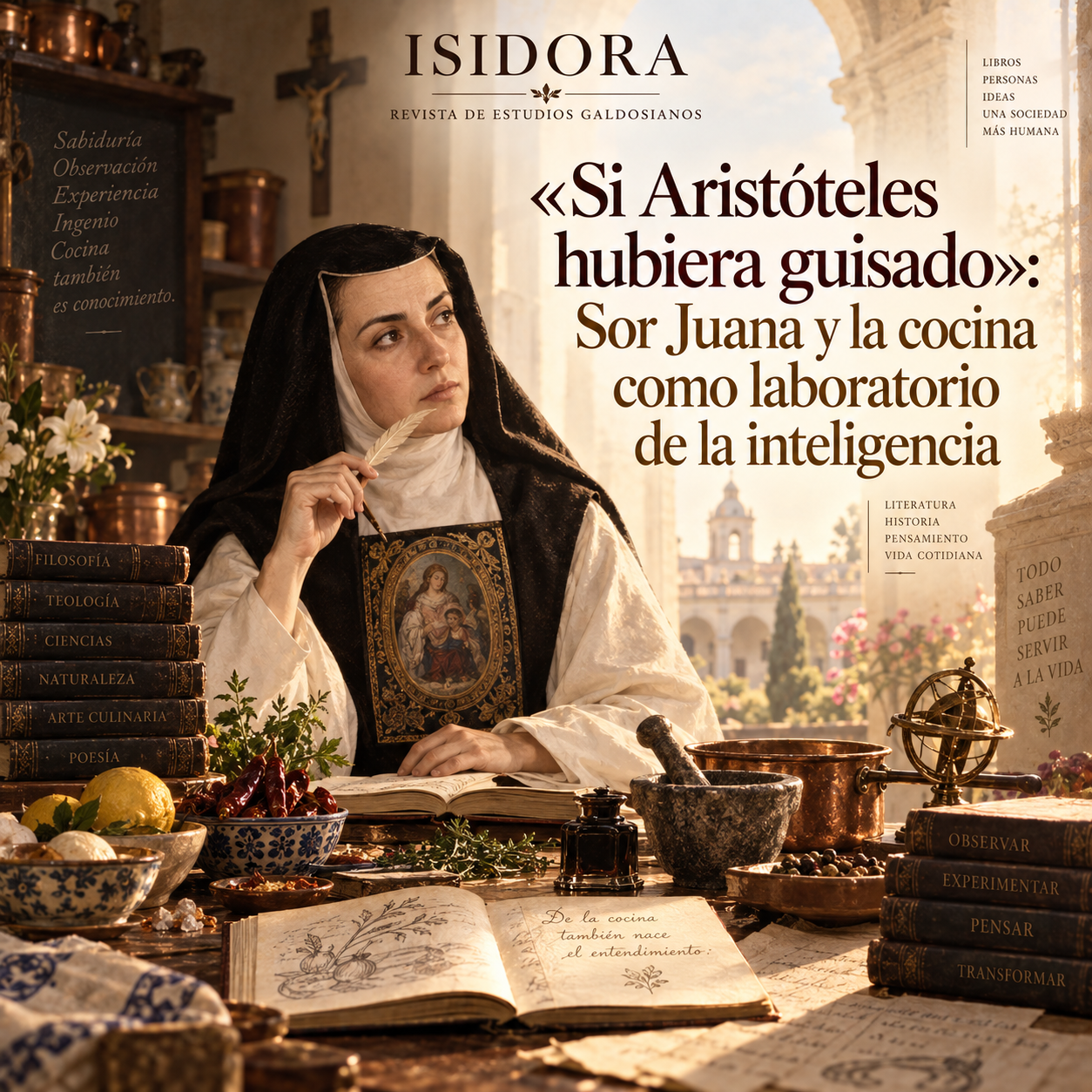 «Si Aristóteles hubiera guisado»: Sor Juana y la cocina como laboratorio de la inteligencia