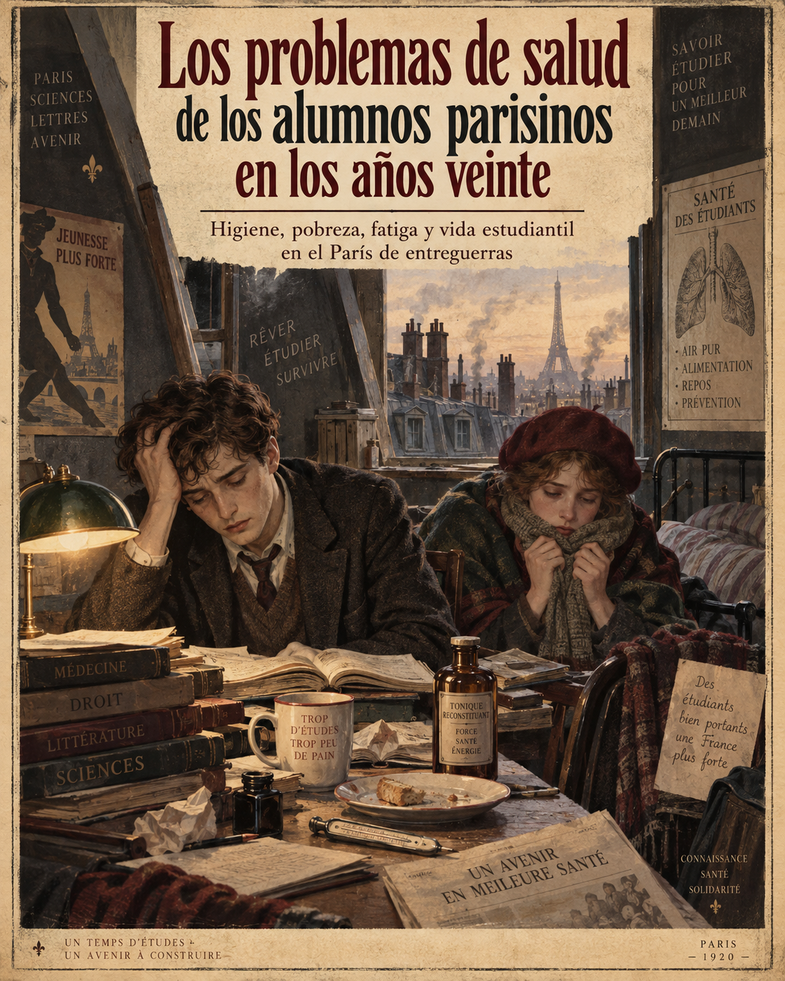 Los problemas de salud de los alumnos parisinos en los años veinte