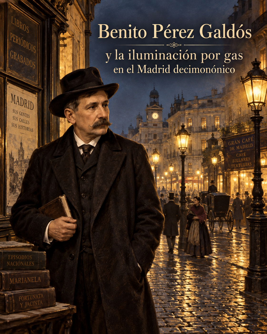 Benito Pérez Galdós y la iluminación por gas en el Madrid decimonónico