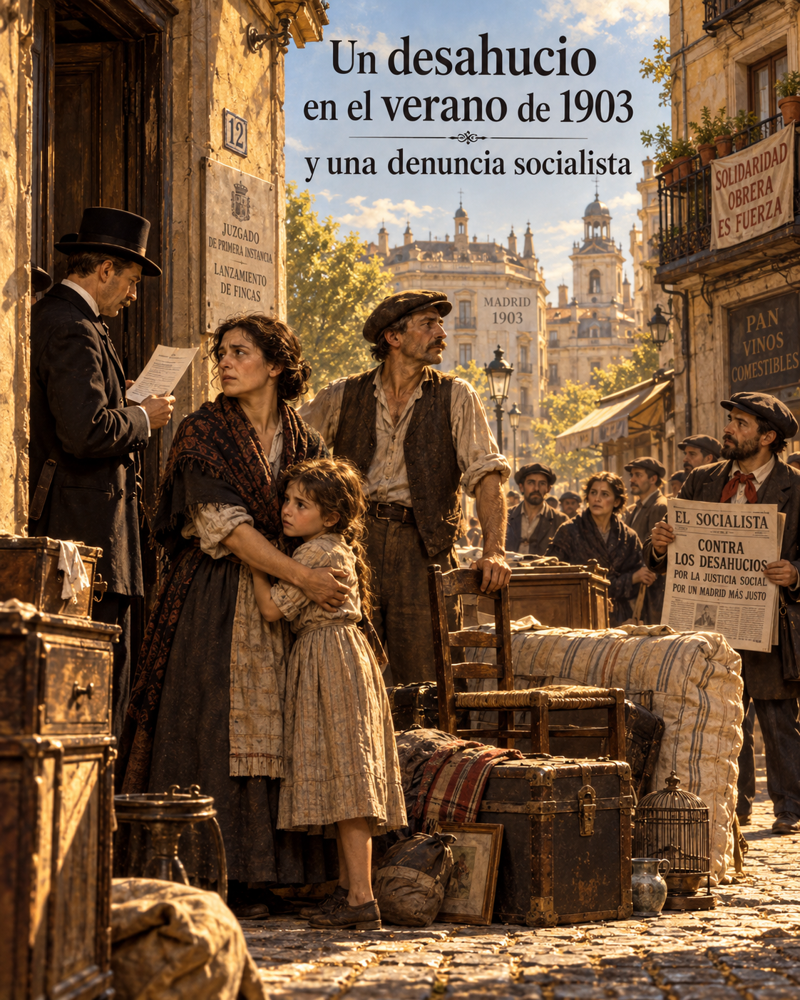 Un desahucio en el verano de 1903 y una denuncia socialista