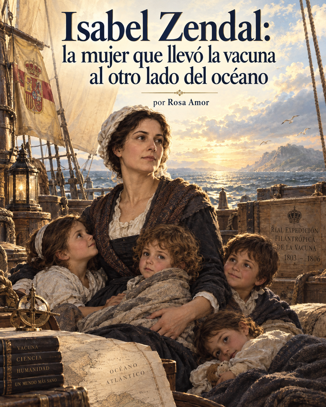Isabel Zendal: la mujer que llevó la vacuna al otro lado del océano