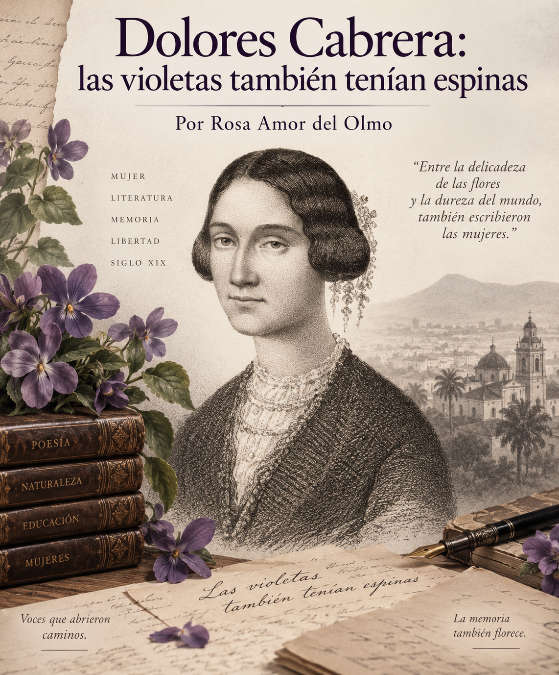 Dolores Cabrera: las violetas también tenían espinas
