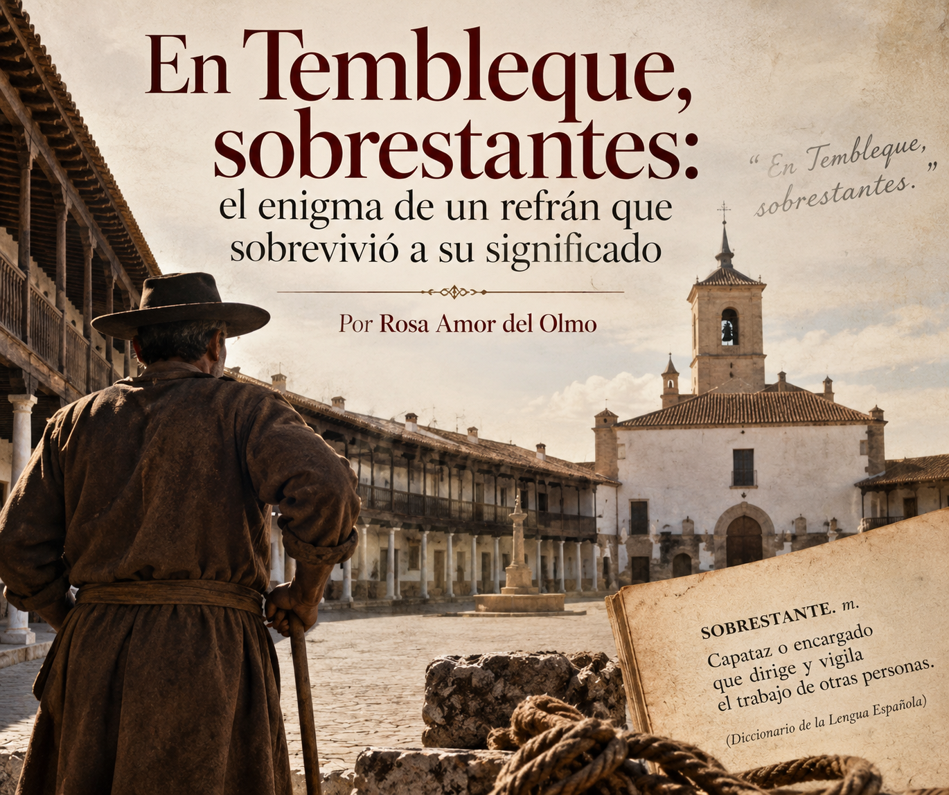 En Tembleque, sobrestantes: el enigma de un refrán que sobrevivió a su significado